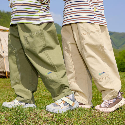 【9折秋款上新！】嘟嘟家宝宝裤子纯棉秋季男童工装裤女童 商品图2