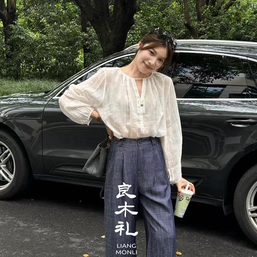 【部分现货】良木礼苎麻衬衣（043792） 商品图0