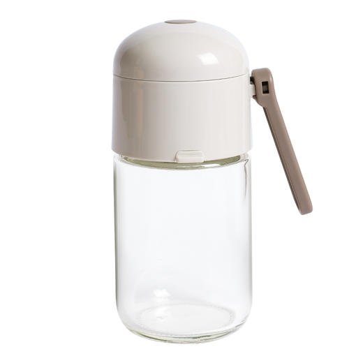 【简约定量调味罐】定量盐罐调料罐盐瓶可控按压式密封调料瓶计量玻璃密封调料器皿 商品图7