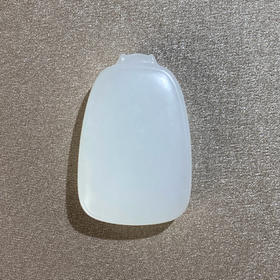 和田玉（白玉）挂件--无事牌23*34mm/17.67g