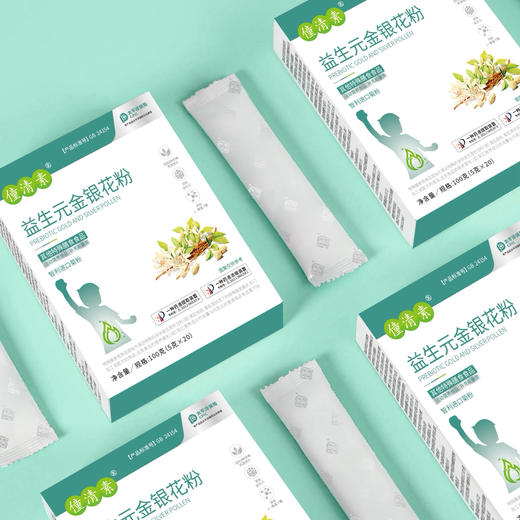 僮清素®️益生元金银花粉（20袋/盒） 商品图2