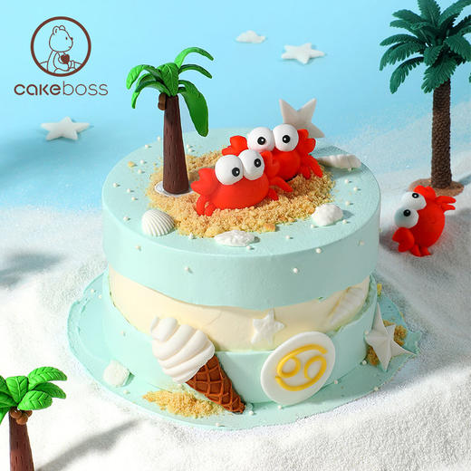 ♋巨蟹座“邂逅美好”经典款乳酪芝士星座蛋糕 商品图2