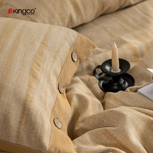 纱布四件套---洛可可黄 商品图3