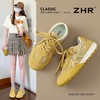 ZHR则则黄色德训鞋网洞透气拼色阿甘鞋2025夏季新款运动休闲鞋女 商品缩略图0