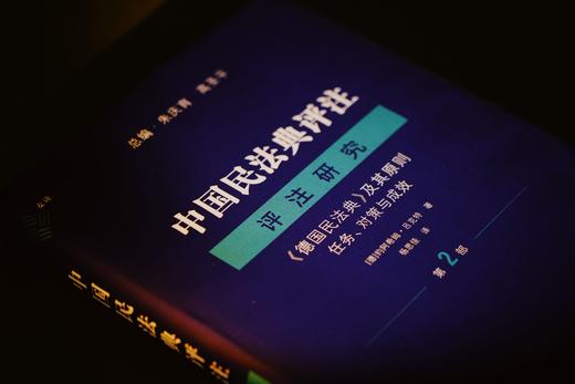 《德国民法典》及其原则：任务、对策与成效——中国民法典评注·评注研究（第2部）|赠讲座 商品图1