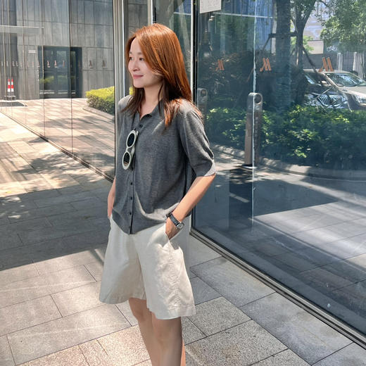 2506411    天丝亚麻 休闲短裤 商品图5