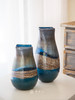 金边蓝色花瓶 商品缩略图0
