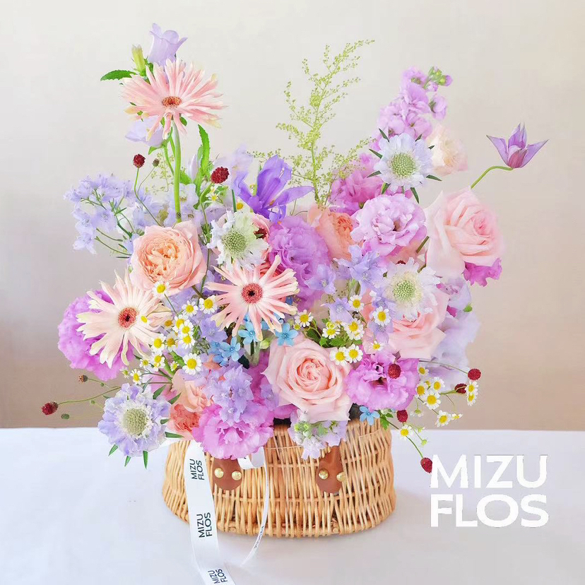 / 一篮幸福的时光 /（当日随机花材 如图片效果）