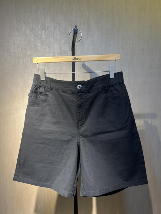 水淼2025夏新款超显瘦时尚洋气显瘦百搭纯棉弹力中裤0486 商品图1