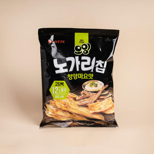 乐天蛋黄酱辣味明太鱼脆片 60g 商品图0