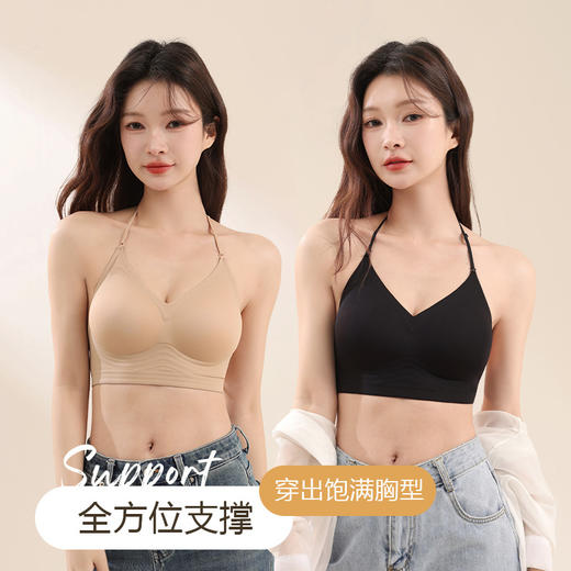 69/2件！【三种美背穿法，热辣加倍】佩丽诗-果冻条美背提拉文胸 商品图2