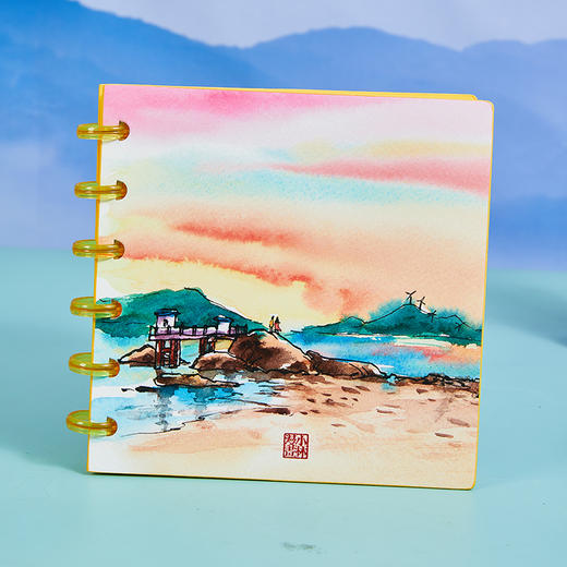 小林漫画 活页本蘑菇扣手账本——速写城市系列 商品图1