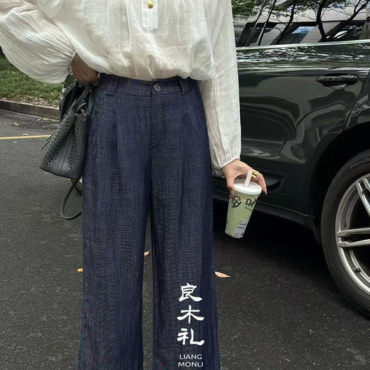 【部分现货】良木礼莱赛尔阔腿裤（310507） 商品图2