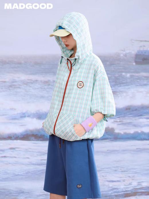 马得工地/MDGDCS252293/连帽抽绳短袖衬衫 商品图2