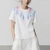【林栖设计小店】【孟庭苇同款】手工钉珠T恤绣花2025秋季新款渐变上衣女T1953214 商品缩略图0