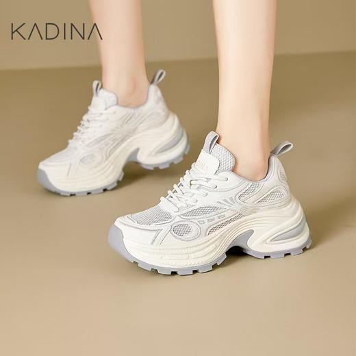 【KADINA】卡迪娜2025春夏季新款老爹鞋厚底台运动女休闲鞋KCL255001 商品图1