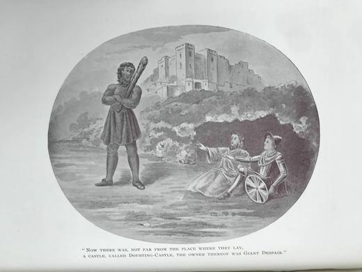 约19世纪后期 班扬《天路历程》 24幅插图 漆布精装16开 商品图10