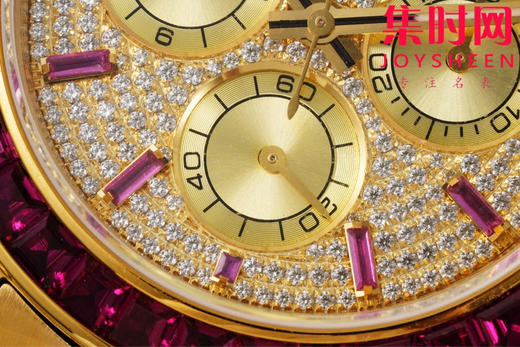 PPM定制改装 劳力士迪通拿隐藏款“红宝石”男士腕表 CVD培育钻 商品图4