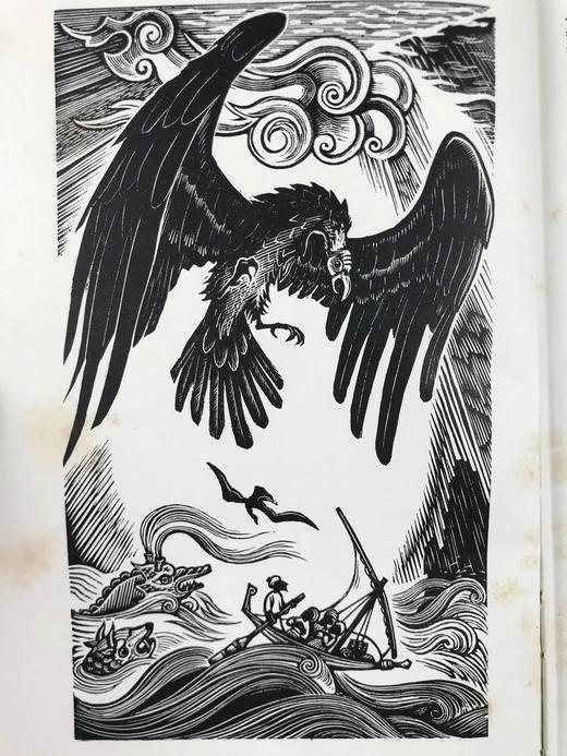 一千零一夜（全4卷） 数十幅木版画插图 精装16开带书匣 商品图13