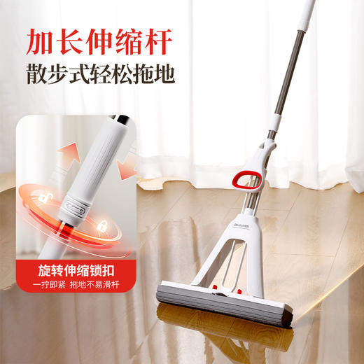 好媳妇胶棉拖把家用一拖净2025新款免手洗懒人神器吸水对折式棉头 商品图5