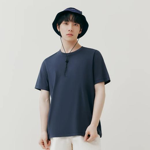 三枪水柔棉圆领短袖男衫T20017A01 商品图8