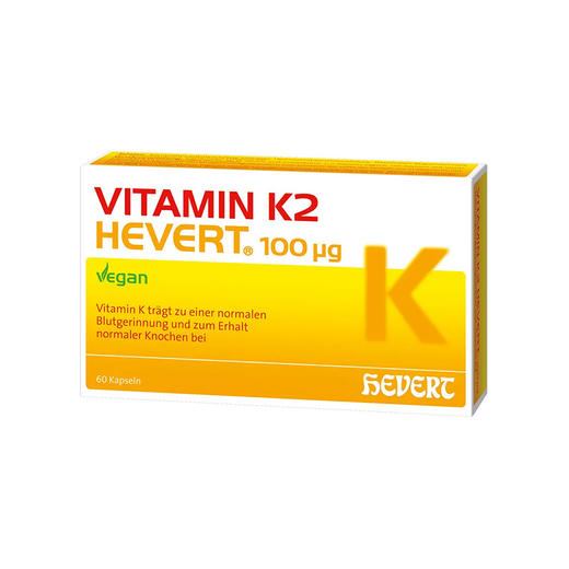 德国Hevert菲德维维生素K2 100µg 60粒【德国直邮 下单请提供身份证正反面照片】 商品图0