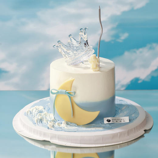 【月光下的温柔海风】1.5磅  香草奶油芒果夹心口味 商品图4