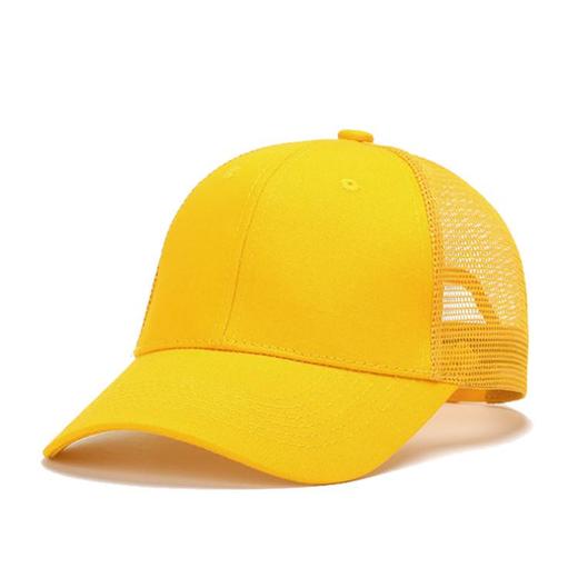 纯棉六片网帽塑料调扣男女同款棒球帽遮阳防晒帽鸭舌帽网孔透气ZY3002 商品图5