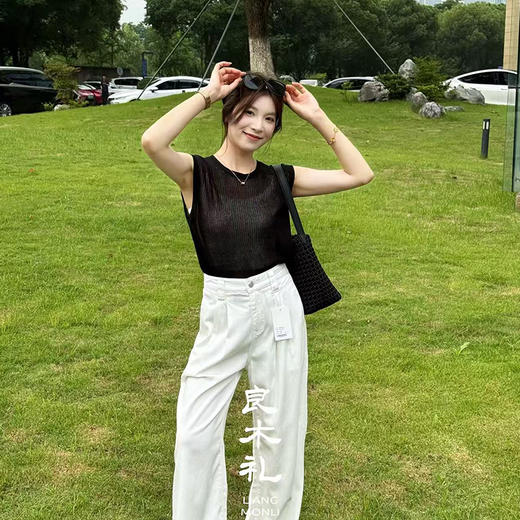 【不退不换】良木礼亚麻背心（25013） 商品图1