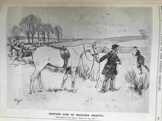 1905年 英国讽刺漫画杂志《笨拙》 约千幅插图 漆布精装16开 商品图6