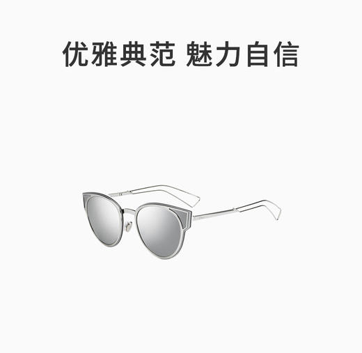 Dior 迪奥 女士蓝色/金色太阳镜棕色镜片 商品图0