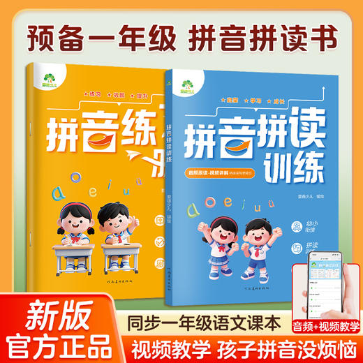 拼音拼读训练幼小衔接幼儿园大班拼音书每日一练专项练习册启蒙拼读小能手幼小衔接教材全套一日一练识字书幼儿认字一年级人教版 商品图1