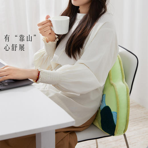 【故宫家居】千里江山靠枕沙发抱枕睡觉博物馆文创乔迁新婚生日礼物 商品图3