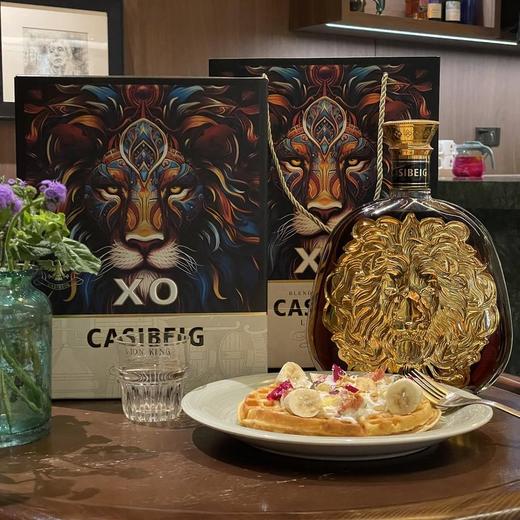 【法国原瓶进口 30年陈酿 鎏金狮王瓶】卡斯贝格·狮王XO白兰地1.5L大瓶装 商品图2