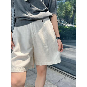 2506411    天丝亚麻 休闲短裤