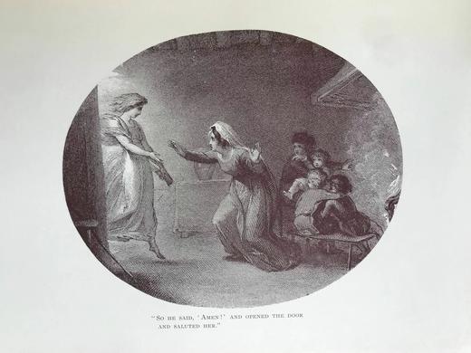 约19世纪后期 班扬《天路历程》 24幅插图 漆布精装16开 商品图6