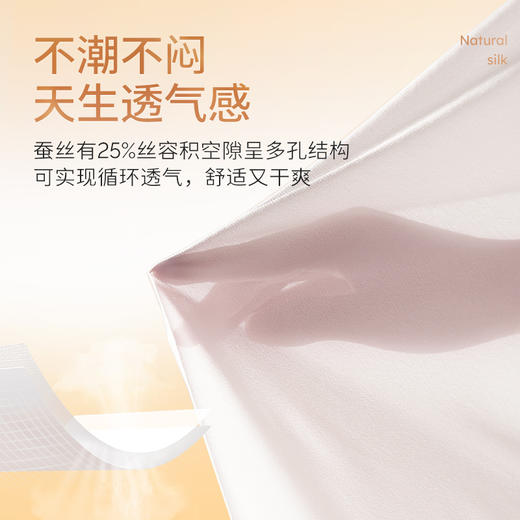 【满100享66折】凸凸棉蚕丝系列柔感奢护夜用290mm*6片（单拍不发货） 商品图5
