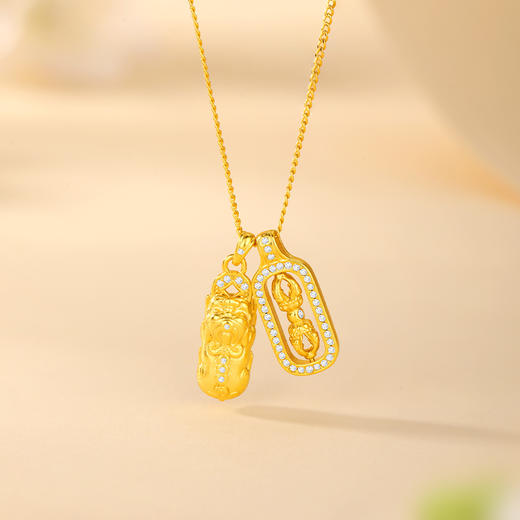 周六福S925银腰缠万贯项链ZLFJ052989★ 商品图4