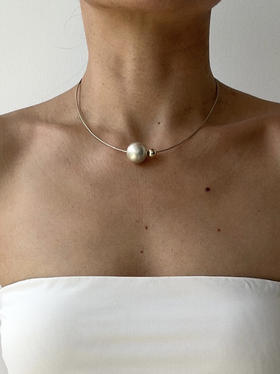 AWU｜中PL-NM  Planet Necklace 8+18mm [ 行星 项链  中]