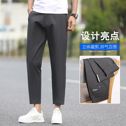 夏季薄款【休闲九分裤】质感有型 多色易搭 宽松休闲 舒适有型 商品图3