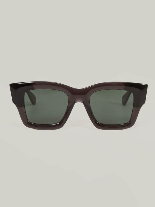 JACQUEMUS 女士圆形太阳镜黑色 商品图0