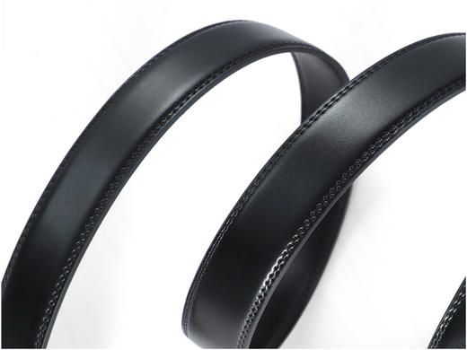 【头层牛皮自动扣腰带】新款男士真皮自动扣简约百搭皮带腰带03h 商品图2