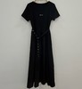 (无腰带)NC收腰显瘦短袖连衣裙50423（黑）夏季152550010321 商品缩略图0
