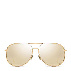 DIOR 女士金色树脂飞行员太阳镜