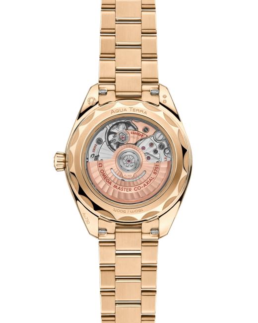 欧米茄海马系列Aqua Terra 30毫米女士腕表 Moonshine 18K金表壳搭配钻石表圈 商品图1