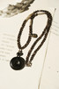 黑曜石平安扣吊坠 商品缩略图0