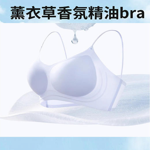 第2件免费送！【薰衣草香氛冰丝洞洞内衣】双重W型果冻胶 稳固胸型防下垂 商品图3