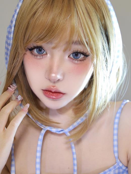 『日抛大直径』Ocean girl-洋娃娃蓝/洋娃娃灰/洋娃娃绿-14.4mm【日抛 0-800度 无525/575】 商品图9