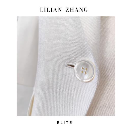 E“定制”——静奢风——风尚之选———纯净气质白色西装外套 2505008 商品图1