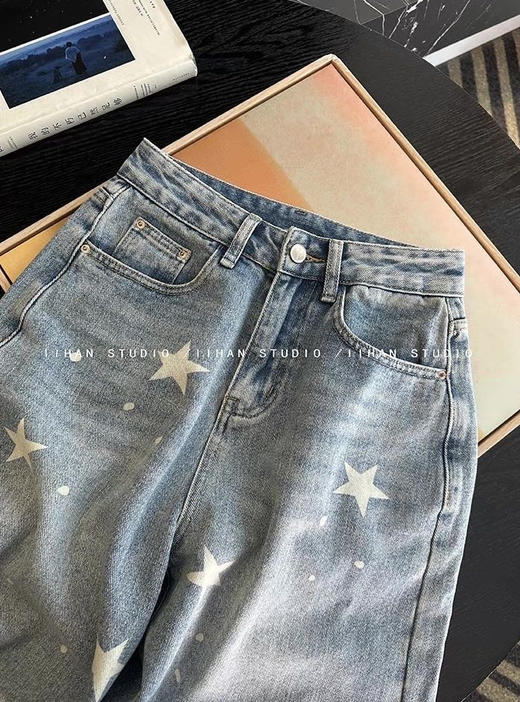 星星显瘦牛仔五分裤 商品图8
